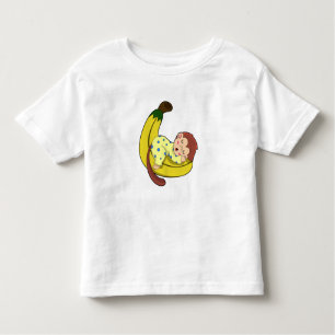 Monkey at Sleeping in Pajamas Toddler T-Shirt