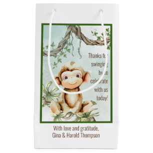 Monkey Baby Shower Favour Bag