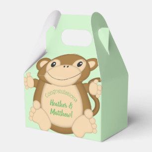 Monkey Baby Shower Jungle Favour Box