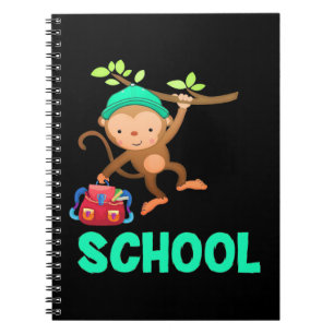 Monkey Back To School Notebook