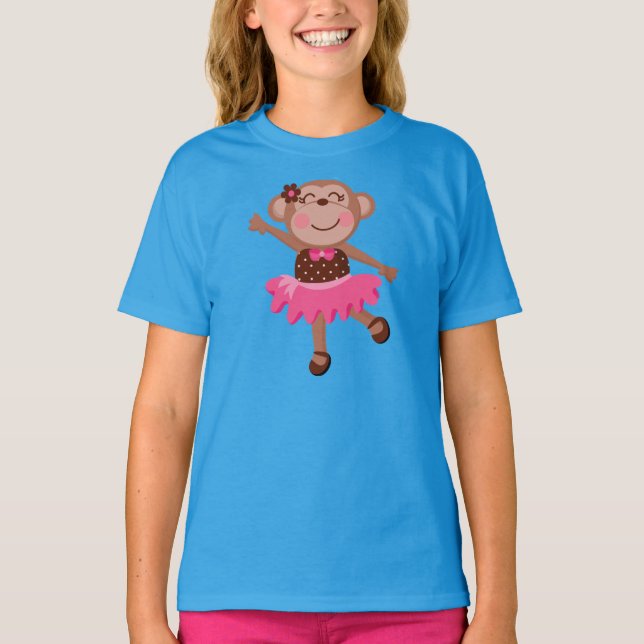 Monkey Ballerina T-Shirt (Front)