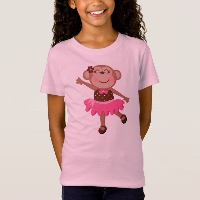 Monkey Ballerina T-Shirt (Front)