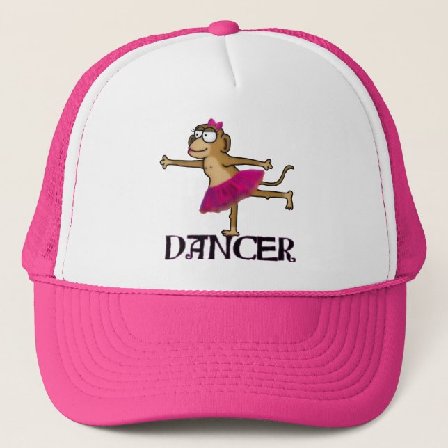 Monkey Ballet Trucker Hat (Front)