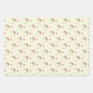 Monkey Balloon Party Cadeaupapier Set - Tonkinson Wrapping Paper Sheet