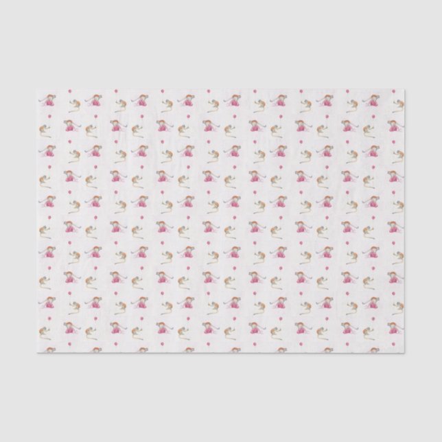 Monkey baloon party Tissue Papier Paper (Front)