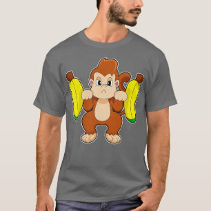 Monkey Banana Dumbbell T-Shirt