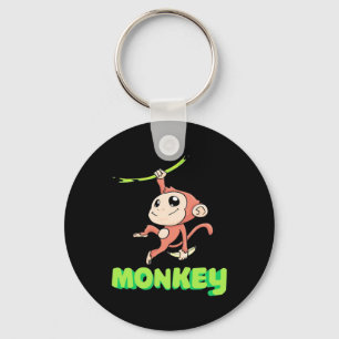 Monkey Banana Key Ring