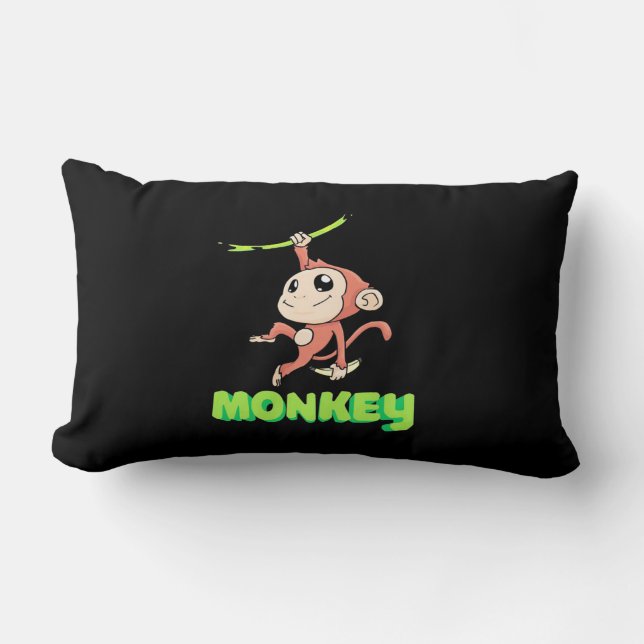 Monkey Banana Lumbar Cushion (Front)