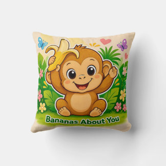 ~ MONKEY ~ Bananas About You ~ Cushion