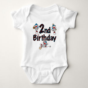Monkey Baseball 2nd Birthday Tshirts and Gifts