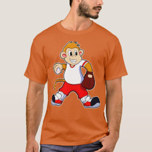 Monkey Baseball Baseball glove T-Shirt