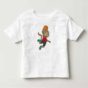 Monkey Basketball player Basketball Toddler T-Shirt
