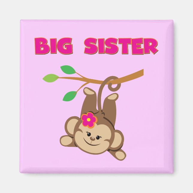 Monkey Big Sister Magnet (Front)
