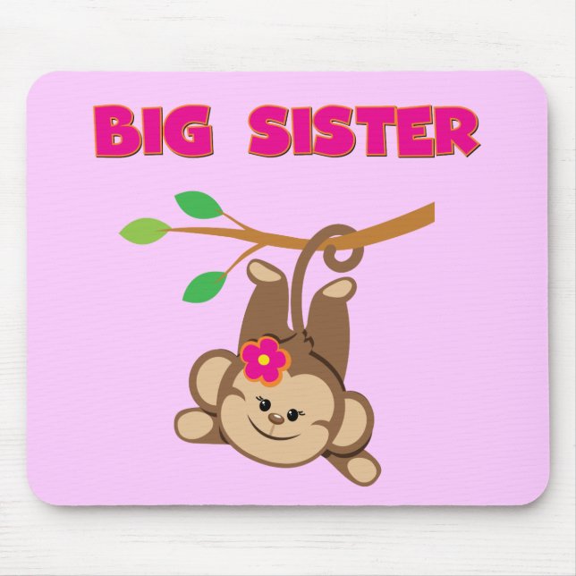 Monkey Big Sister Mouse Pad (Front)