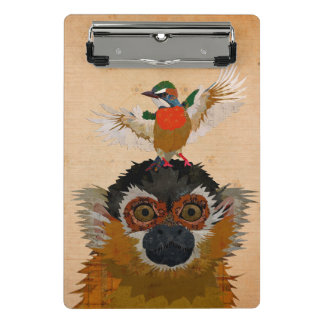MONKEY & BIRD MINI CLIPBOARD