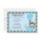 Monkey Birdie Umbrella Baby Shower Invitation