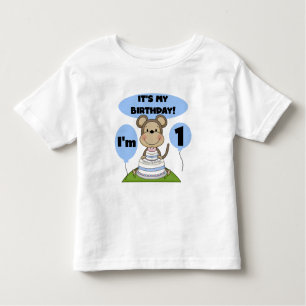 Monkey Birthday Boy 1st Toddler T-Shirt