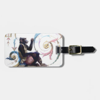 Monkey Blowing Bubbles Luggage Tag