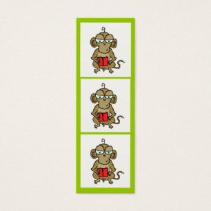 Monkey Bookmark