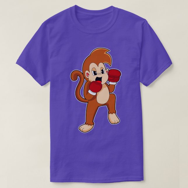 Monkey Boxer Boxing gloves Boxing T-Shirt (Design Front)