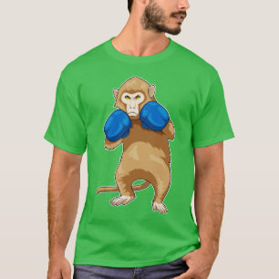Monkey Boxer Boxing gloves Sports T-Shirt
