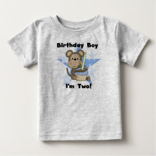 Monkey Boy 2nd Birthday Tshirts and Gifts