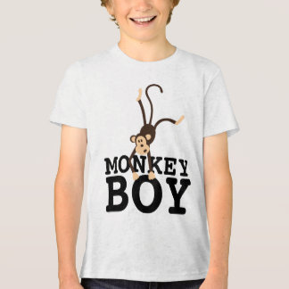 MONKEY BOY, FUNNY BOYS KIDS T-SHIRT Tri-Blend SHIRT