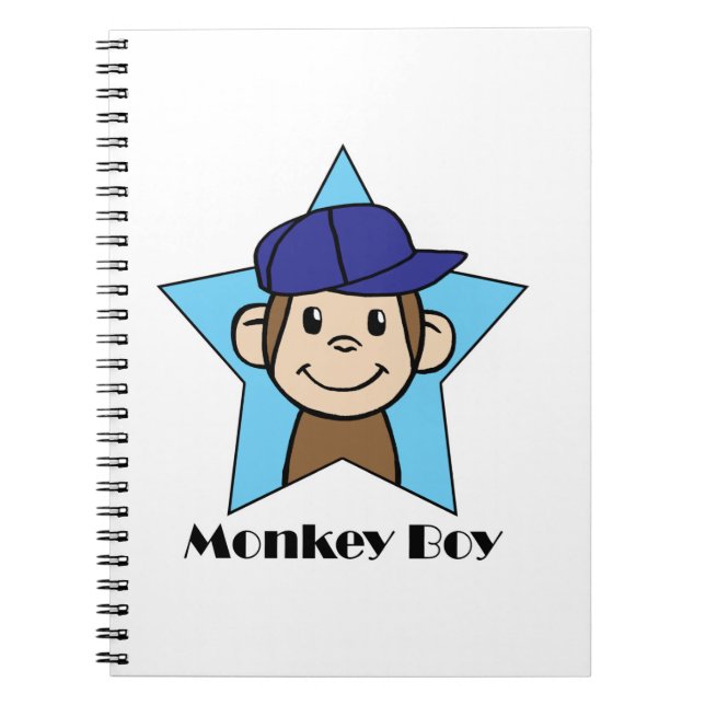 Monkey Boy Spiral Notebook (Front)