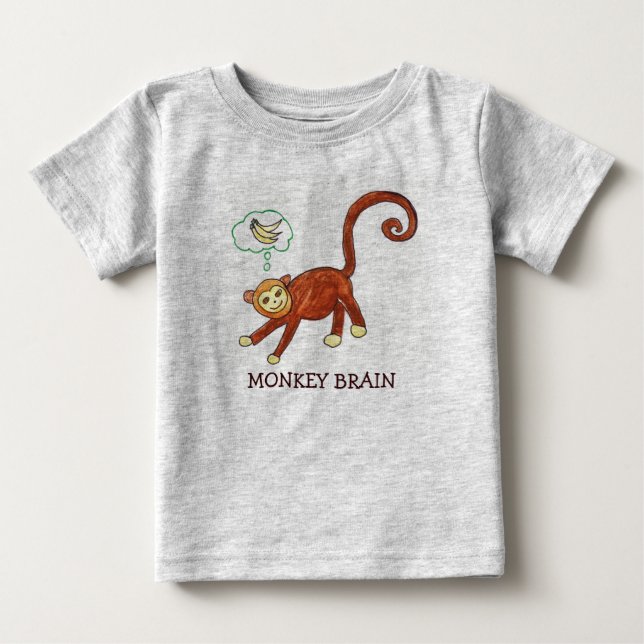 MONKEY BRAIN BABY T-Shirt (Front)