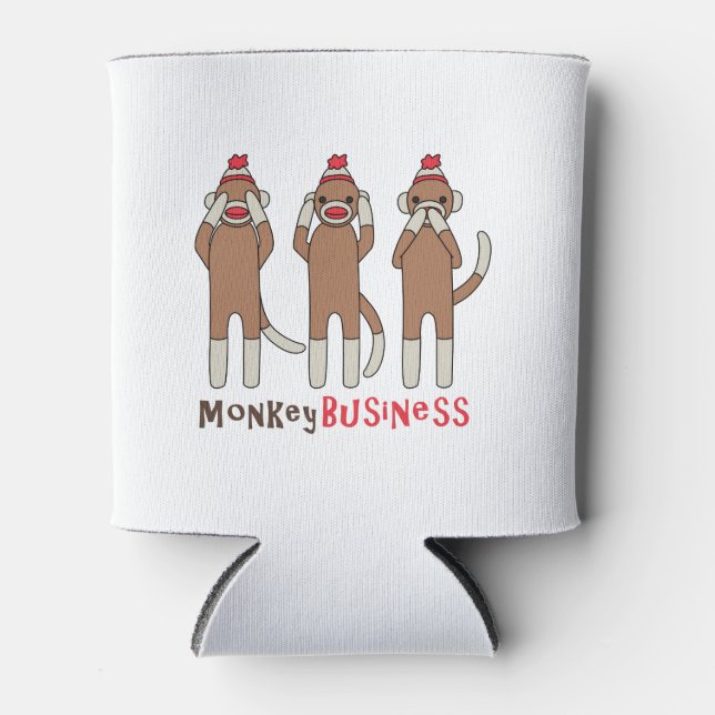 Monkey Business Can Cooler (Front)