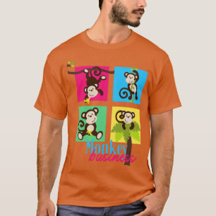 Monkey Business Funny Design For Animal Lovers T-Shirt