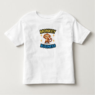 Monkey Business Funny  Toddler T-Shirt