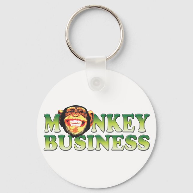 Monkey Business Key Ring (Front)