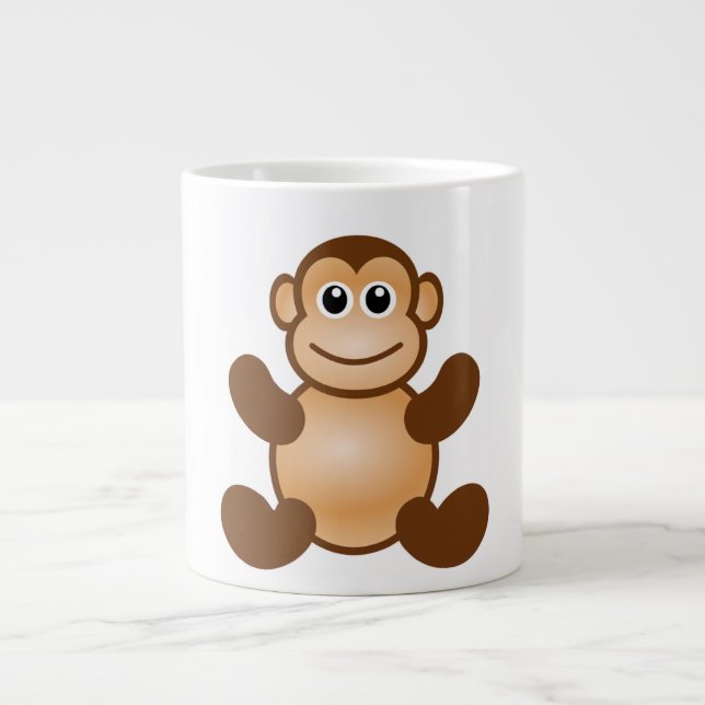 MONKEY BUSINESS LARGE COFFEE MUG (Front)