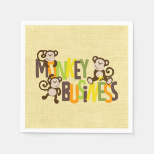 Monkey Business Napkin