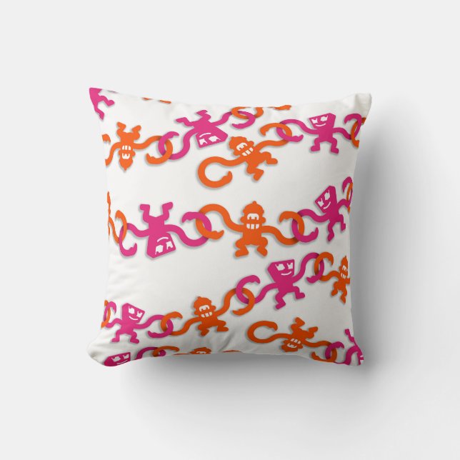 Monkey Business Pillow (Front)