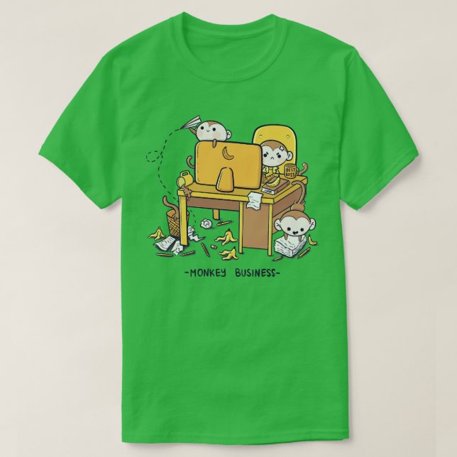 Monkey Business T-Shirt (Design Front)