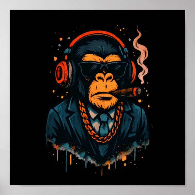 Monkey Business - The Boss of Monkey Classic Poster (Front)