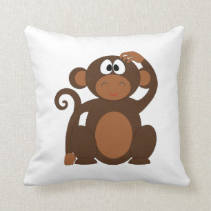 Monkey cartoon cushion
