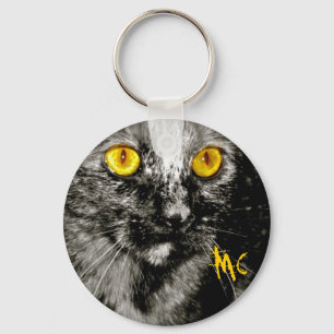 Monkey Cat KeyChain