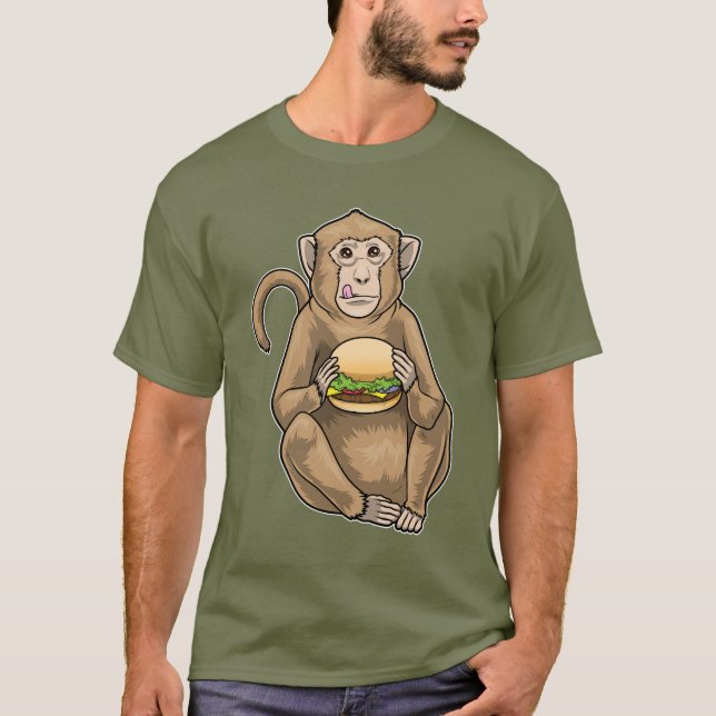 Monkey Cheeseburger T-Shirt (Front)