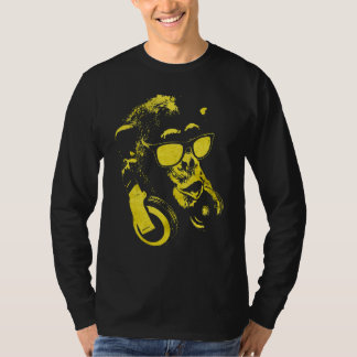Monkey Chimp With Sunglasses And Headphones 2 T-Shirt