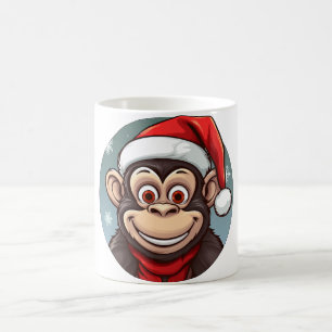 Monkey Christmas Coffee Mug
