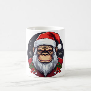 Monkey Christmas Coffee Mug