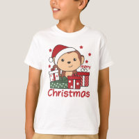 Monkey Christmas Gift Winter Animals Monkeys
