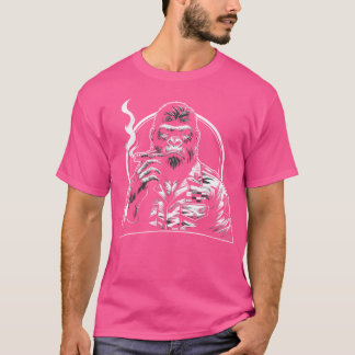 Monkey Cigar Gorilla Smoking Cigar T-Shirt
