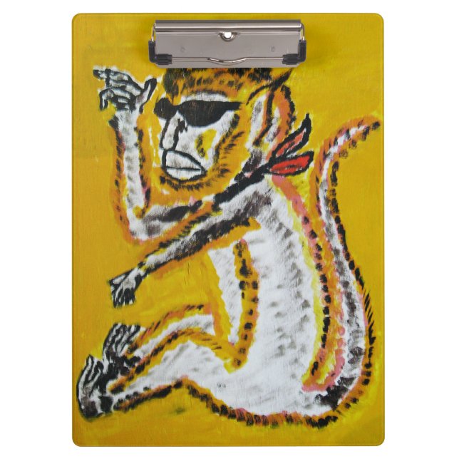 Monkey Circus Art Clipboard (Front)