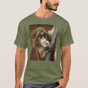 Monkey Climbing Tree Photo T-Shirt