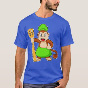 Monkey Cook Spatula T-Shirt
