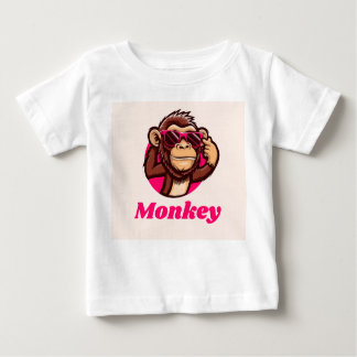 monkey cool baby t shirt